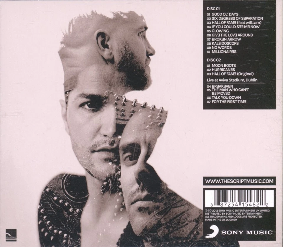 Script #3 double CD Europe Phonogenic 2012 in tri-fold card sleeve. Has info - Imagen 2 de 2