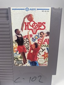 Hoops - Nintendo NES Video Game 1991 - With Box + Manual