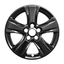 Coast To Coast Black Wheel Skins Compatible With 2019-2025 Toyota Rav4 17 Inch