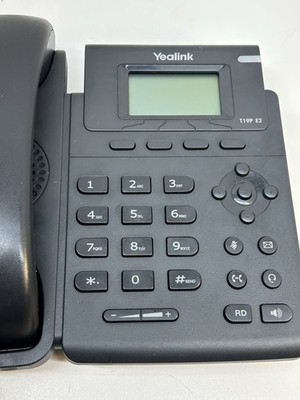 Yealink SIP-T19P Corded VoIP Telephone - Black