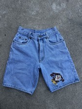 Vintage Taz Warner Brothers Studios Denim Shorts Size M Kids 90s