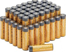 Amazon Basics AA Batteries 48 Pack 1.5V Alkaline LR6 Bulk Batteries NEW 10 year 0.42 per gallon