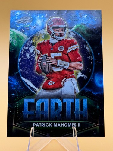 2025 Topps Cosmic Chrome Patrick Mahomes II Earth (RAW)