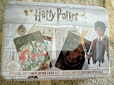 Harry Potter Playing Cards Special Edition Hogwarts Wizarding World Deck Tin NWT