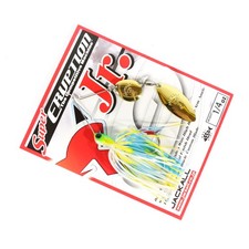 Jackall Spinner Bait Lure Super Eruption JR 1/4 oz Chart Stripe (8649)