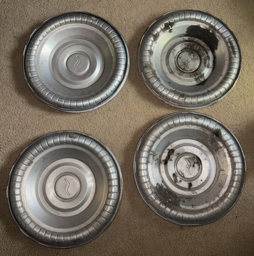 Original 1962 Studebaker Lark 15” Hubcaps Hub Caps Lot of 4 - Picture 10 of 10