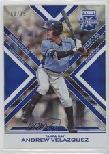2016 Panini Elite Extra Edition Aspirations Blue 69/75 Andrew Velazquez #117 bp9