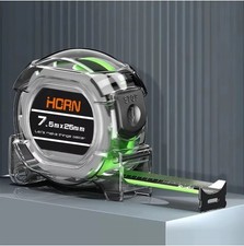 Fluorescent Steel Tape Measure precision Tape 5/10 Metric Measure Measuring UK