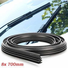 8x Scheibenwischer Ersatzgummi für Bosch Aerotwin Wischergummi 700mm Schwarz DE