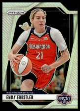 2024-25 Panini Prizm WNBA Silver Emily Engstler Washington Mystics #67