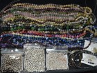 Large Huge Lot Jewelry Making Beads;LazuliCrystlGlassAgateTibetSilverAmethyst — photo 3