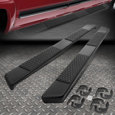 FOR 19-24 SILVERADO SIERRA CREW CAB 5.5'' BLACK SS STEP NERF BAR RUNNING BOARDS