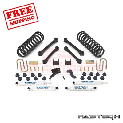 FABTECH 4.5'' Performance Syst w/ Shocks for Dodge 3500 4WD Diesel Only 09-13