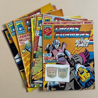 Marvel UK - The Transformers - Vintage Comic - Issue 200 to 249 - Pick and Mix