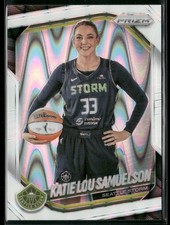 2025 Panini Prizm Katie Lou Samuelson # 82 White Seismic Prizm Storm (661)
