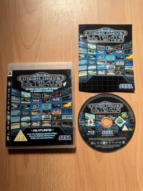 SEGA Mega Drive Ultimate Collection Game PS3 Playstation 3 - Good Condition