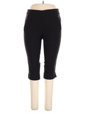 Michel Studio Women Black Active Pants 16