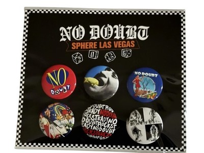No Doubt Official 2026   SPHERE LAS VEGAS Residency 6-Piece Button Pin Set NEW!