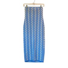 Reformation Women's Cianna Strapless Sweater Dress Poolside - Size Small