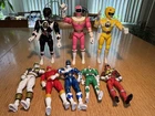 Vintage 1990’s Power Rangers 8-inch Karate Action Figures Set Of 3 & Others