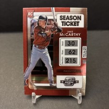 2022 Panini CHRONICLES CONTENDERS OPTIC ROOKIE Baseball #15 Jake McCarthy EX/NM