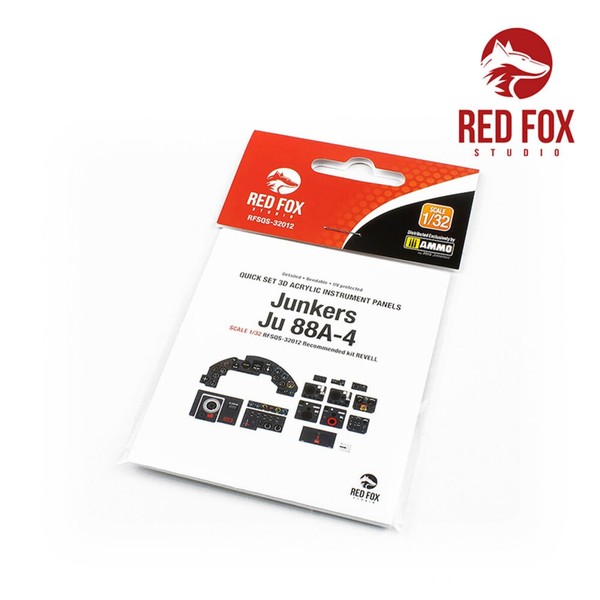 Red Fox Studio RFSQS-32012 - 1/32 Junkers Ju 88A-4 (For Revell Kit) - Neu-image