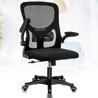 OYAJIA Schreibtischstuhl Kinder Jugend Drehstuhl Stoff Stuhl Bürostuhl schwarz