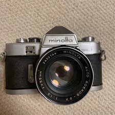 Minolta SR-1 Film SLR Camera w/ Auto Rokkor PF 55mm f1.8 Lens From JAPAN