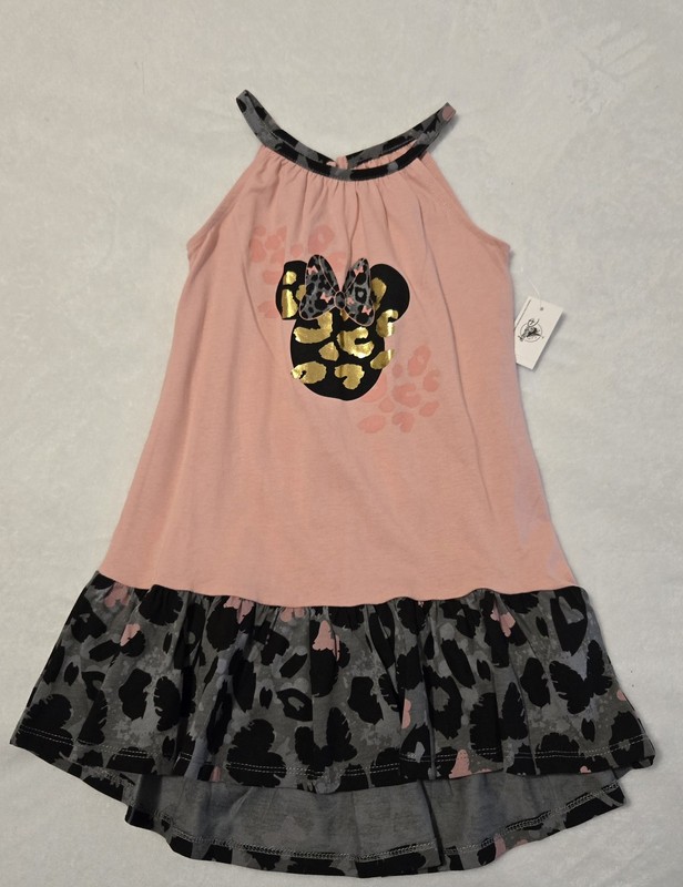 Disney Store Minnie Mouse Animal Print Great Dress For Animal Kingdom Size XS 
