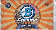 2026 Bowman Chrome Snack Pack Sealed Unopened Baseball