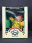 1985 Japanese Cabbage Patch Doll Res Head Boy With Yellow Jacket In Box