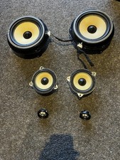 Jaguar XF Bowers and Wilkins Speaker Set Drivers Midrange and Tweeters