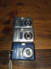 Nikon COOLPIX Lot of 3 Digital Cameras L3  L11 with Wrist Straps