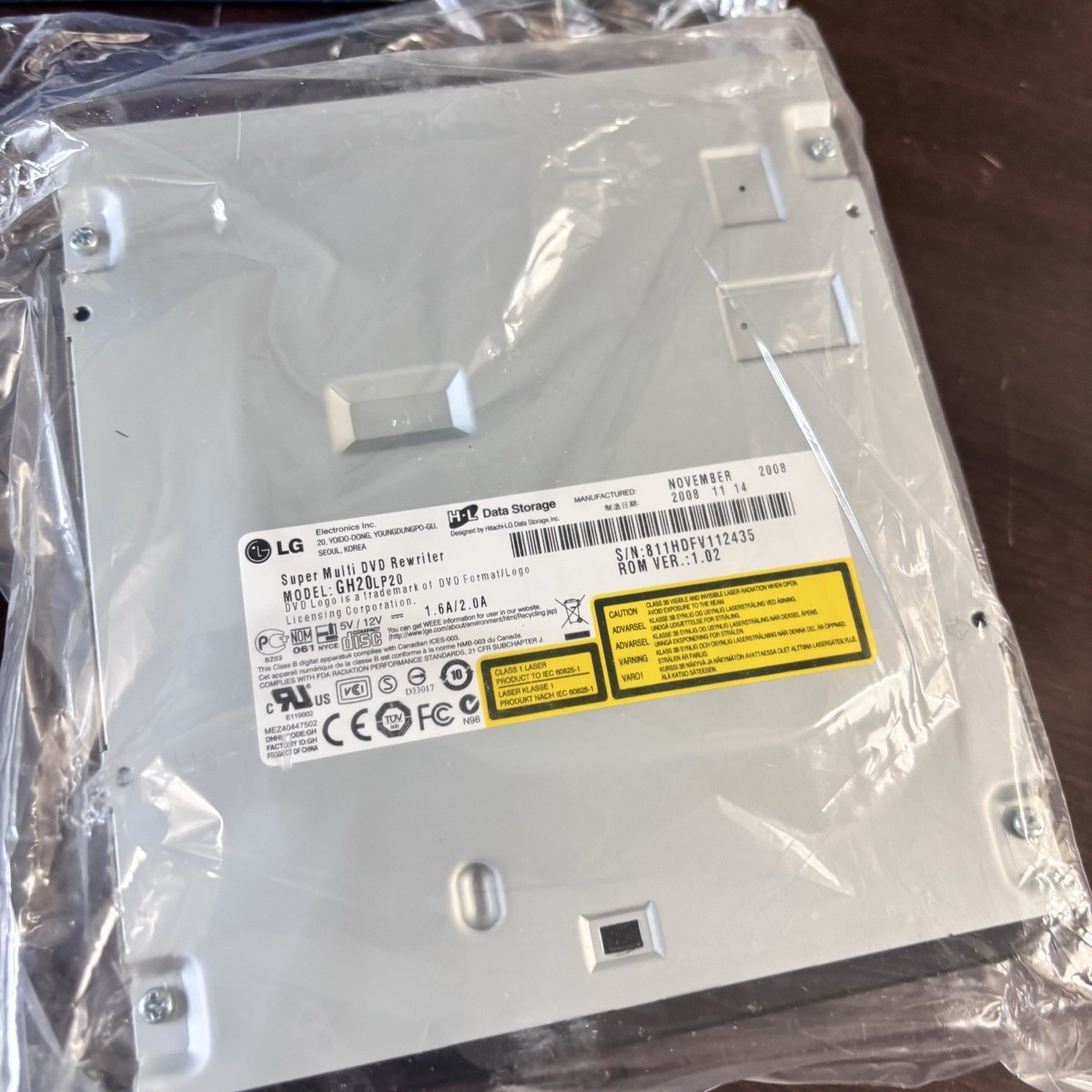 LG 20x GH20 Internal Super Multi DVD Rewriter New Open Box | eBay