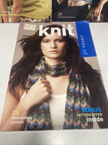 Jo Sharp X 3- KNIT - Issues 2 - 3- 4 with Lots Of Knitting Patterns/ free ship - Picture 4 of 7