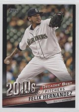2020 Topps Decades Best Series 2 Pitchers Black /299 Felix Hernandez #DB-95 ng3