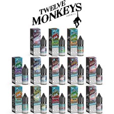 Twelve Monkeys - Iced - Nikotinsalz Nic Salt | E-Liquid | Tabak Frucht 20 mg/ml