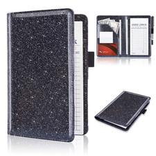 Acdream Server Books for Waitress, Guest Book Note Pad, Cute Pocket Leather Mone