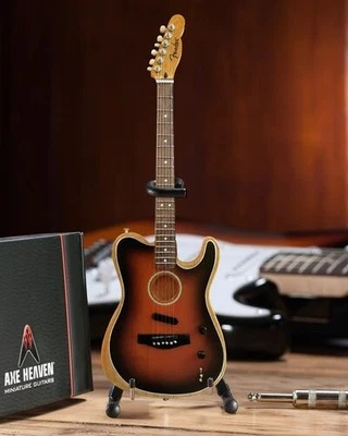 Axe Heaven Fender Acoustasonic Telecaster - Sunburst Mini Chitarra FT-014 [Giocattolo Nuovo