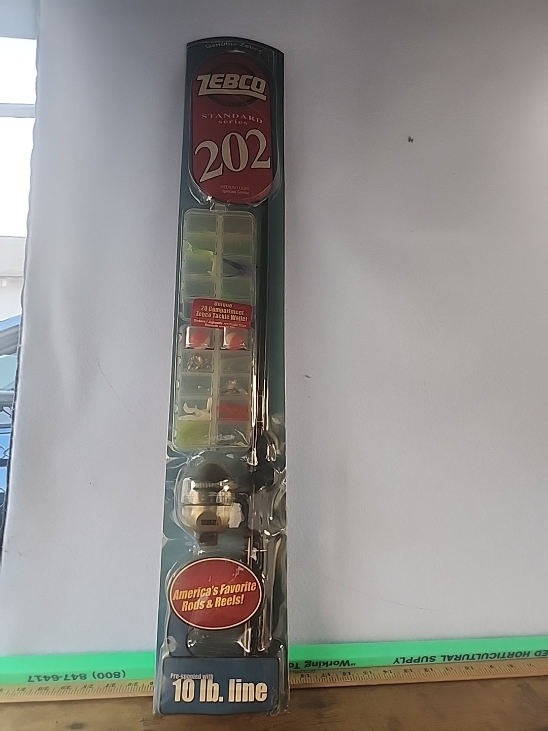 NOS Zebco 202 Rod Reel & Tackle Box Rare Sealed in Original 