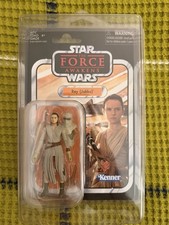 Star Wars Vintage Collection Rey Jakku VC116 Force Awakens 2018 & Starcase