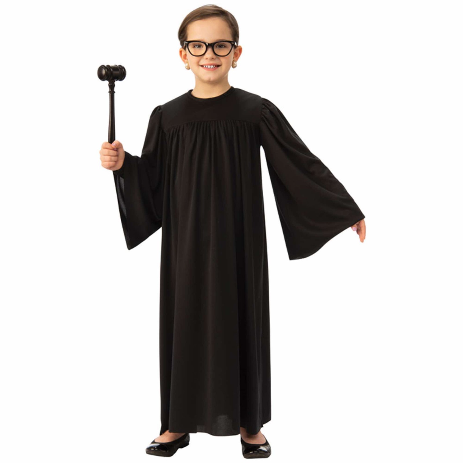 Judge robe judicial attire supreme court unisex kids boys girls costume gown