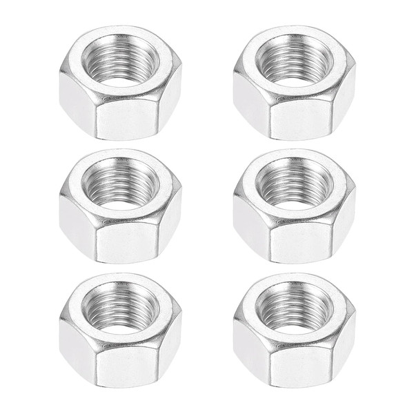 M12X1,5Mm Sechskantmuttern 6Stk 304 Edelstahl Metrische-image