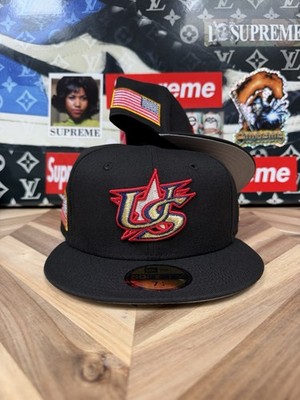 New Era World Baseball Classic Team USA Touch Of Gold Lids HD Black 7 1/4