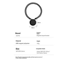 Magnetic Neck Mount for DJI Nano/Insta360 GO Ultra