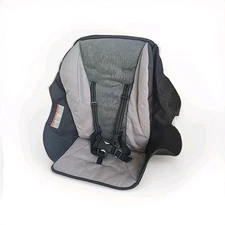 Baby Trend Sit N Stand double Stroller Rear Row Gray Fabric Seat Cover + Straps 
