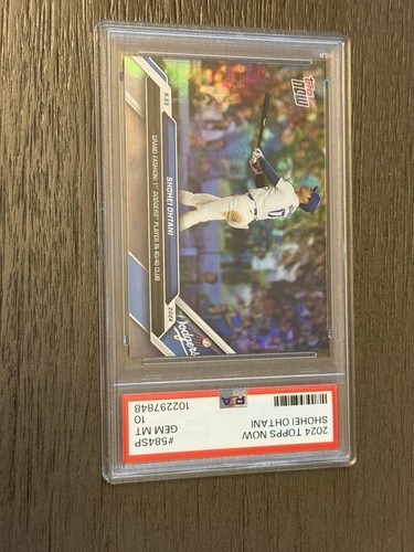 2024 Topps Now Shohei Ohtani #584SP SP Variations PSA 10 Gem Mint