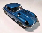 Vintage Corgi Toys #335 Blue 4.2 Litre Jaguar 'E' Type 2+2 1/43 Diecast