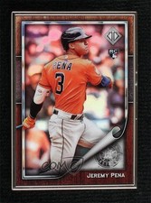 2022 Topps Transcendent Collection 8/50 Jeremy Pena (Batting Orange Jersey) 1cc7
