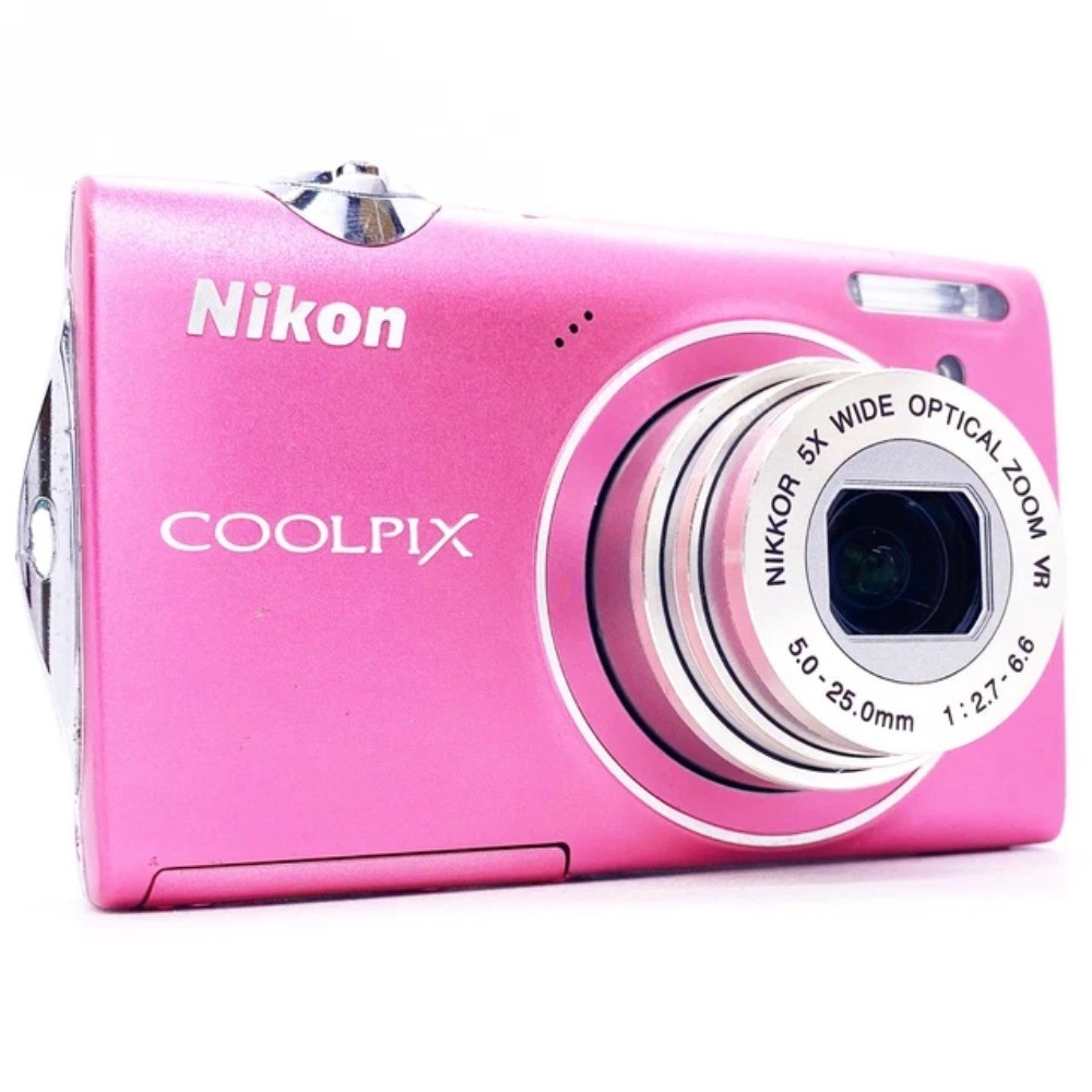 Nikon COOLPIX S5100 Digital Camera Pink 5x Optical Zoom 12.2MP